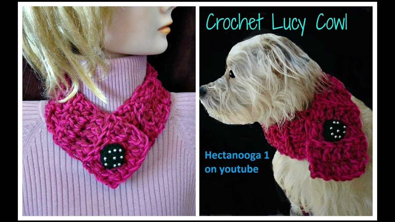 Easy Cowl Neck Scarf Crochet Pattern How To Crochet A 20 Minute Cowl For Dogs Or People Lucy Neck