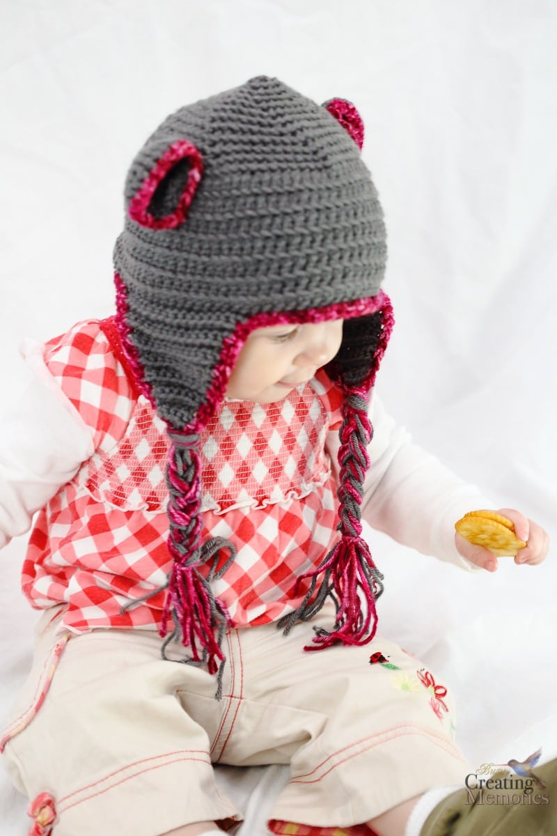 Easy Crochet Baby Hat Pattern Easy Bear Crochet Ba Hat Pattern New Mom Gift Basket