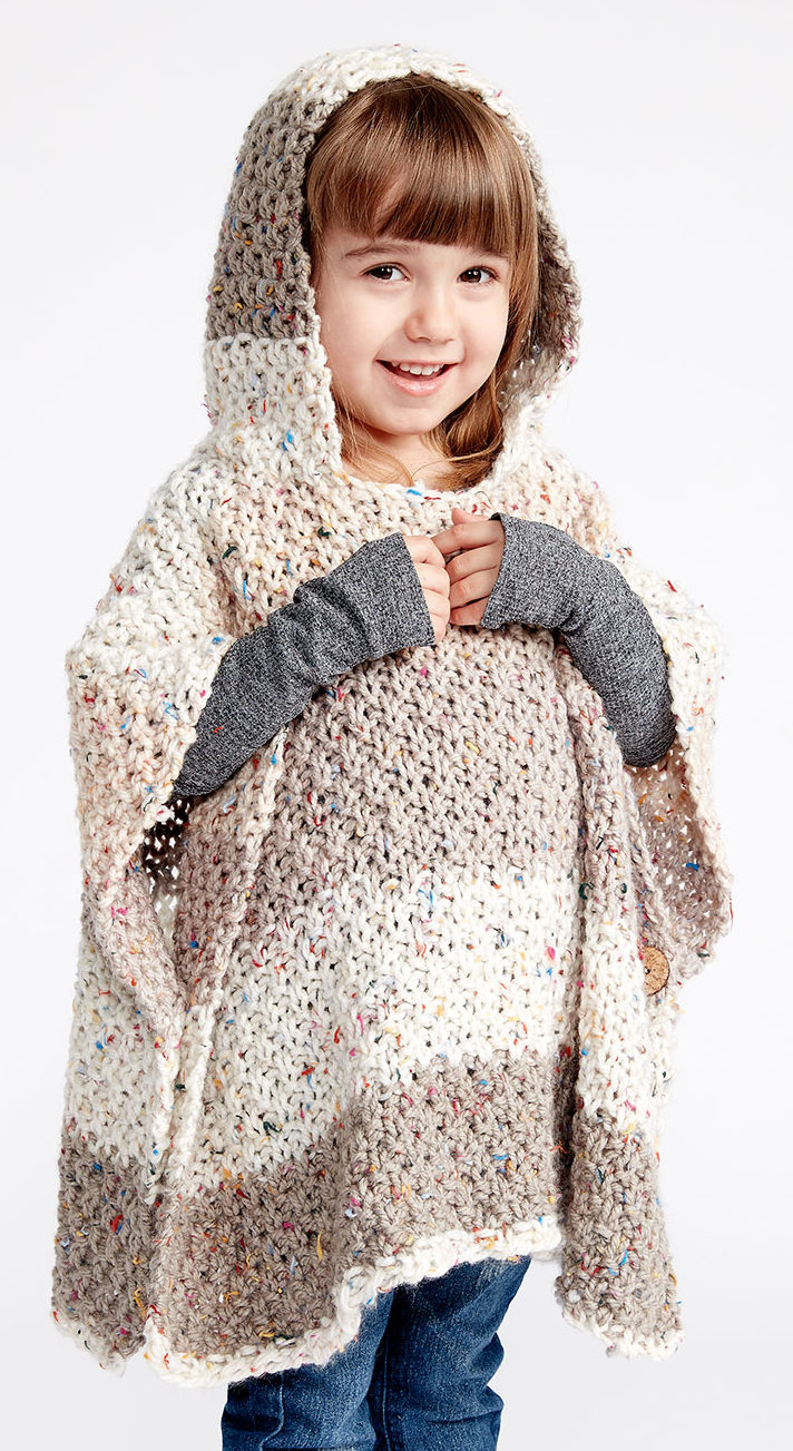 Easy Crochet Child Poncho Pattern Ponchos For Babies And Children In The Loop Knitting