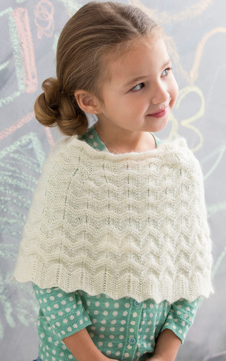 Easy Crochet Child Poncho Pattern Ponchos For Babies And Children In The Loop Knitting