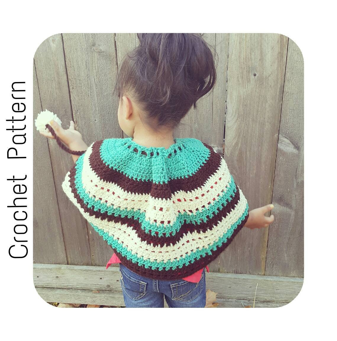 Easy Crochet Child Poncho Pattern Serendipityasalways On Twitter Crochet Pattern Girls Poncho
