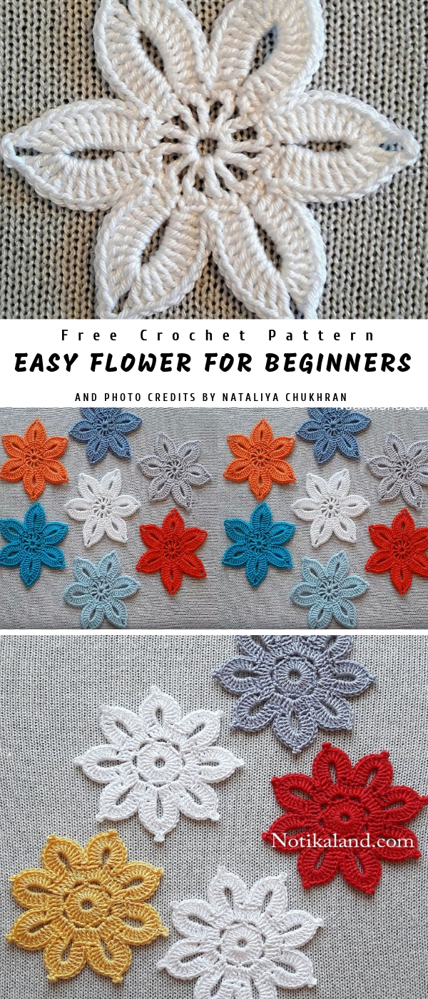 Easy Crochet Doily Patterns For Beginners Easy Crochet Flower For Beginners Pattern Center