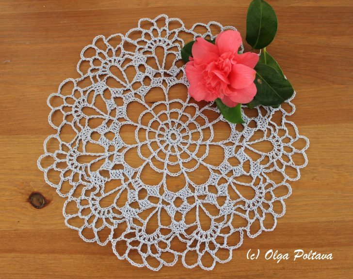 Easy Crochet Doily Patterns For Beginners Lacy Crochet Small Doily Free