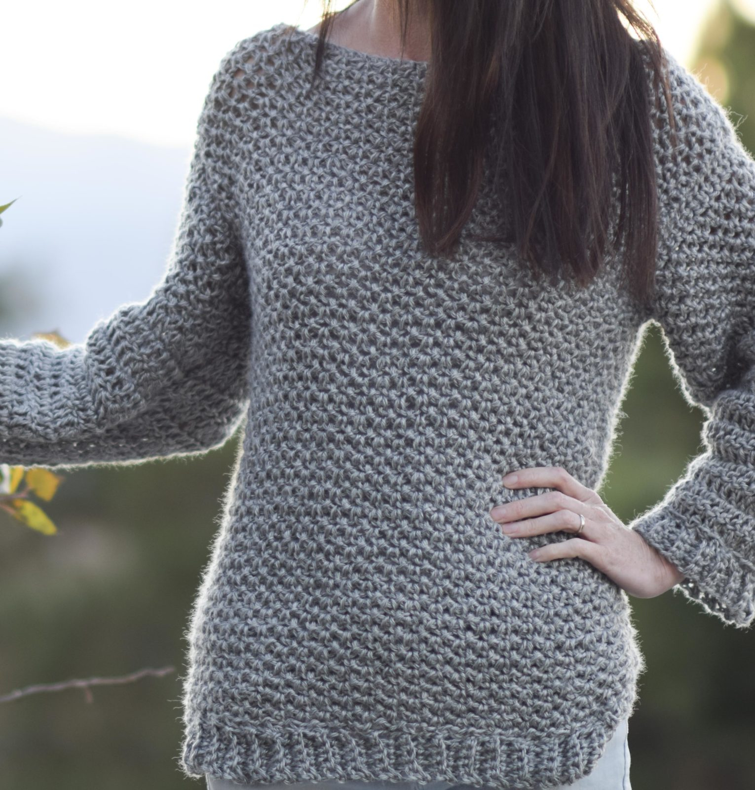 Easy Crochet Pullover Pattern How To Make An Easy Crocheted Sweater Knit Like Mama In A Stitch
