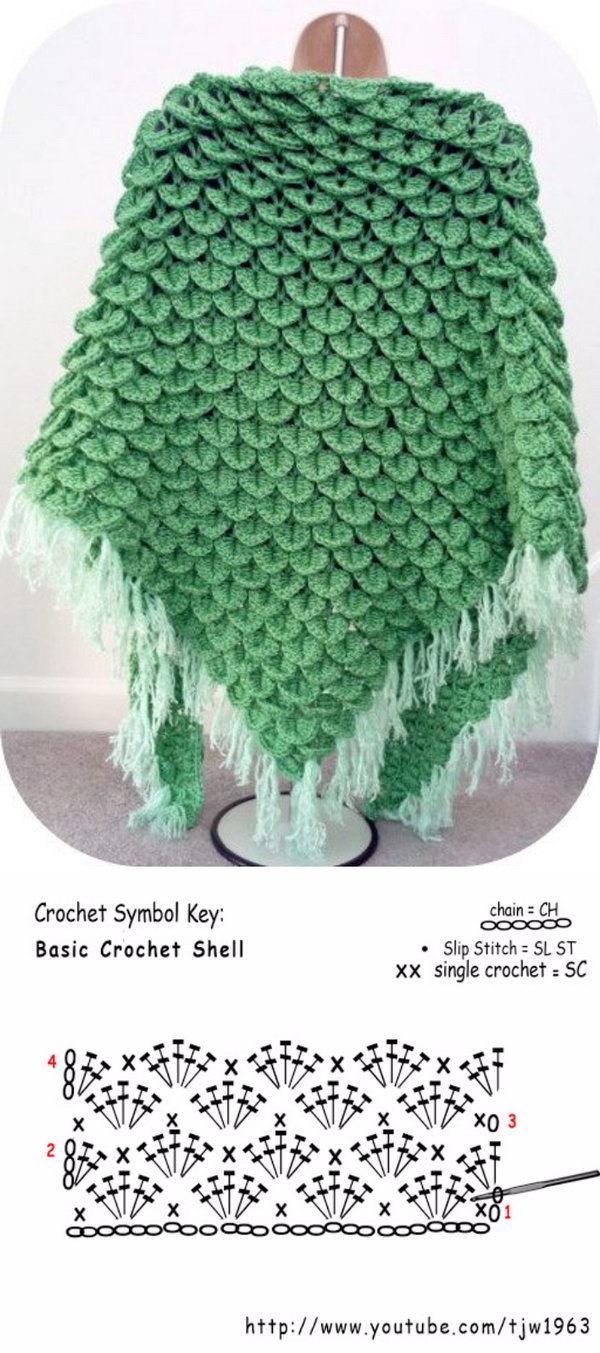 Easy Crochet Shawl Pattern 30 Great Crochet Shawl Patterns 2017