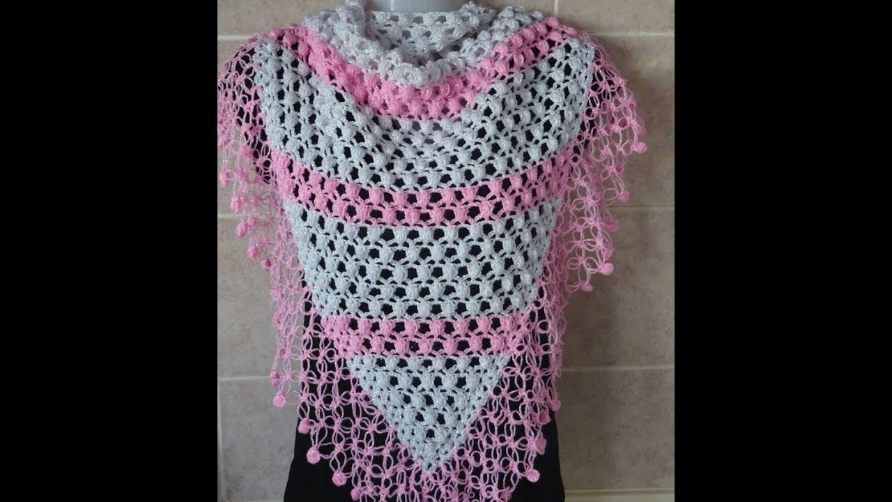 Easy Crochet Shawl Pattern Crochet Shawl Nr10 Very Pretty And Easy Crochet Shawl Youtube