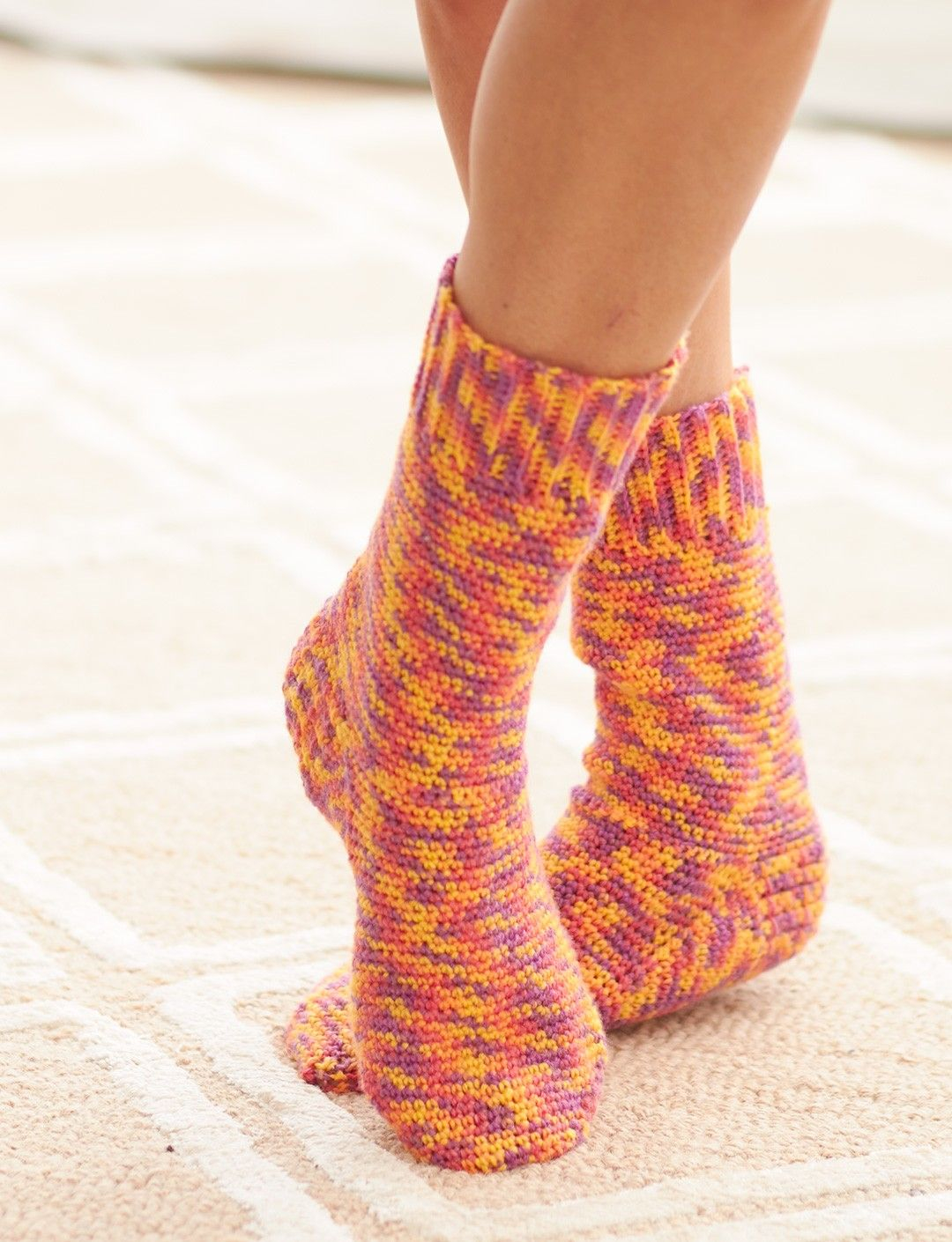 Easy Crochet Sock Pattern Basic Socks Free Pattern Crochet Crochet Socks