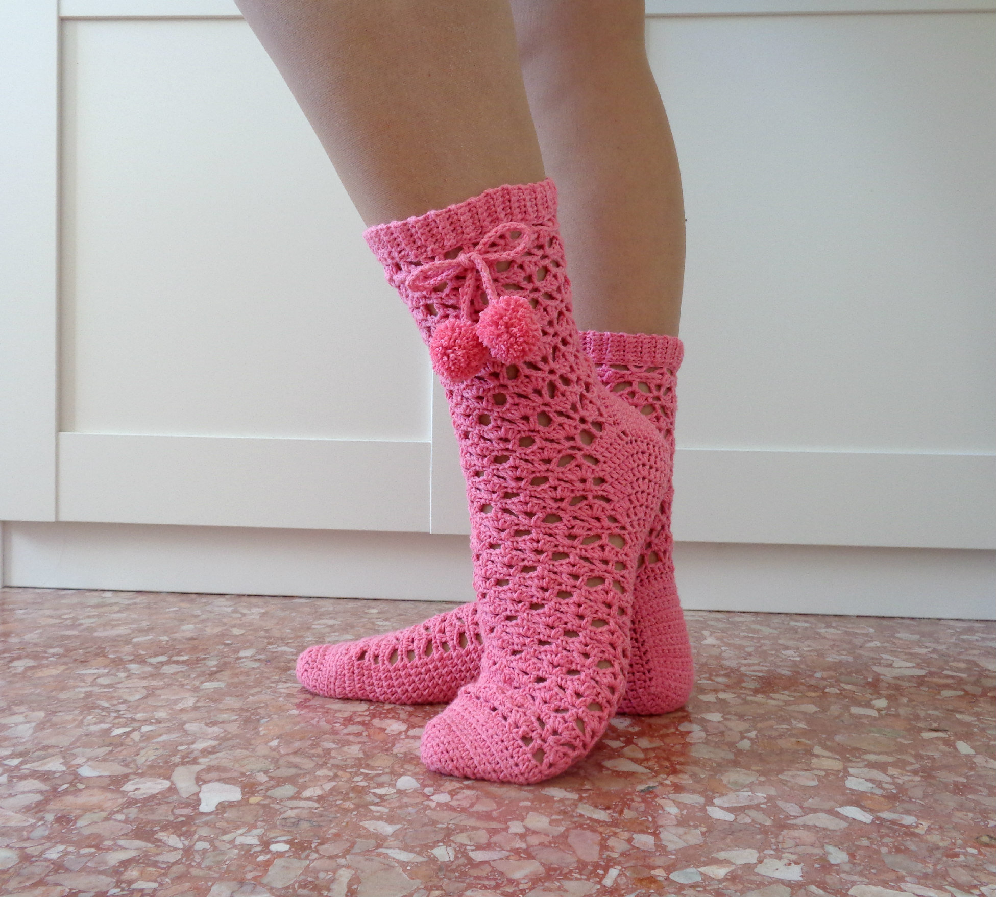 Easy Crochet Sock Pattern Crochet Socks Pattern Tabatha Crochet Socks Sizes S M L Etsy