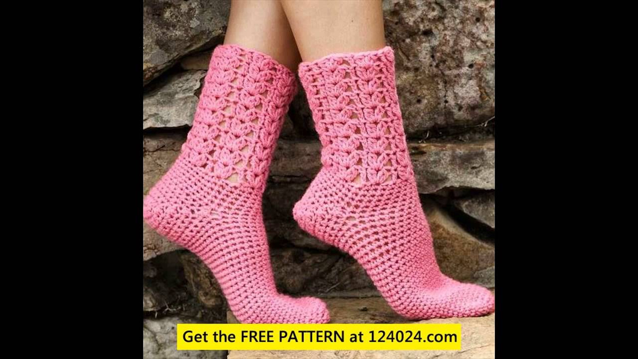 Easy Crochet Sock Pattern How To Crochet Socks Easy Pattern Youtube