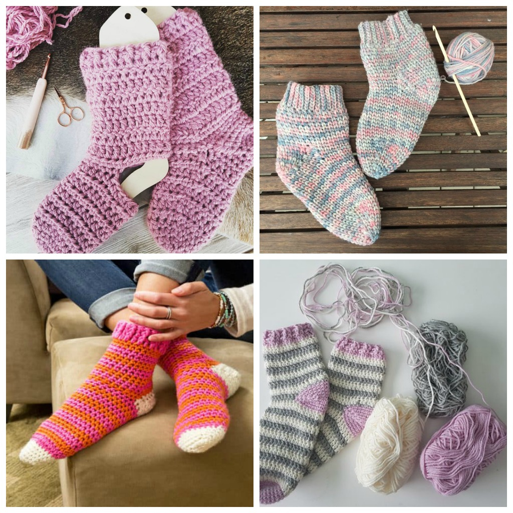Easy Crochet Sock Pattern Our 12 Favorite Cozy Crochet Sock Patterns Simply Collectible Crochet
