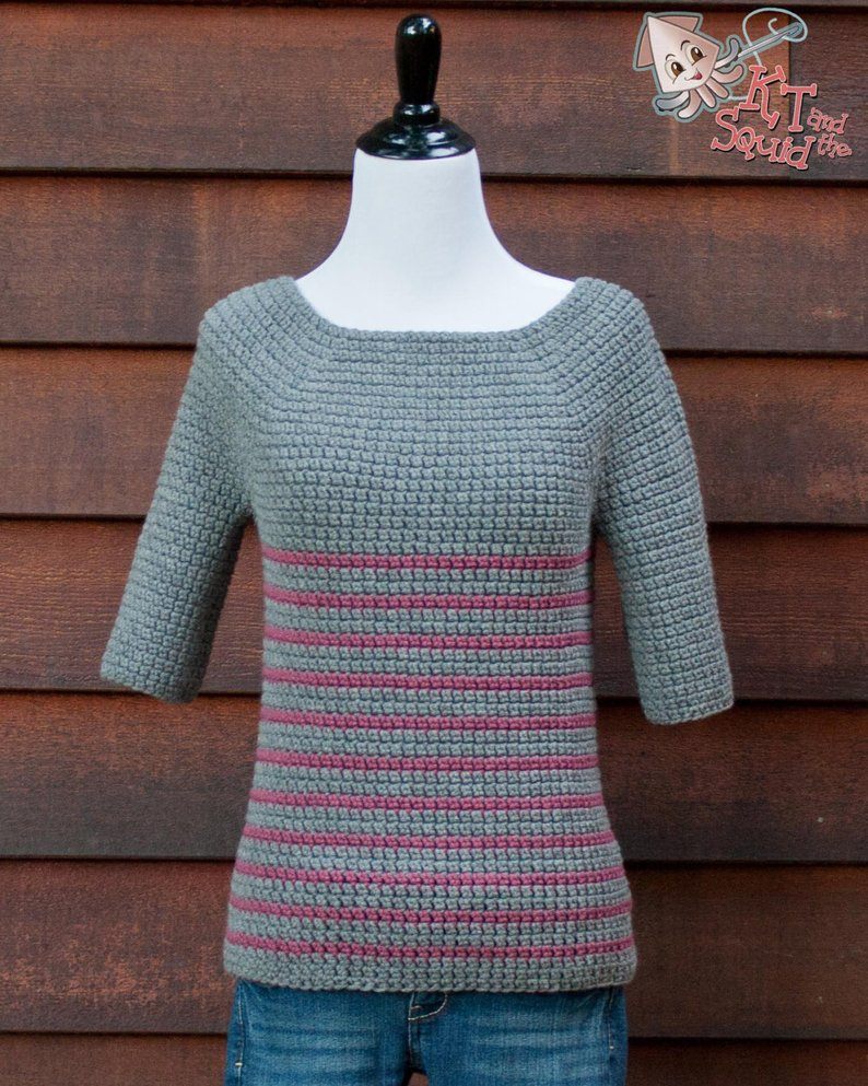 Easy Crochet Vest Pattern Crochet Sweater Pattern Womens Sweater Pattern Crochet Etsy