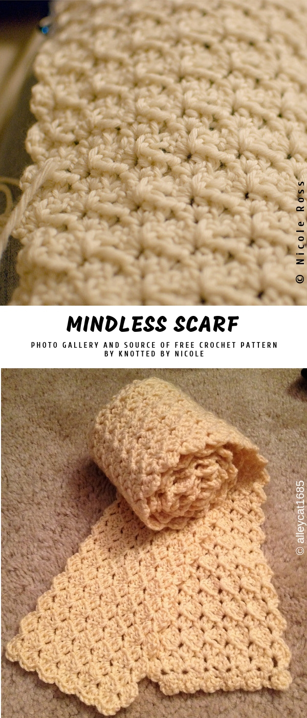 Easy Scarf Crochet Pattern Easy Mindless Crochet Scarf Pattern Center
