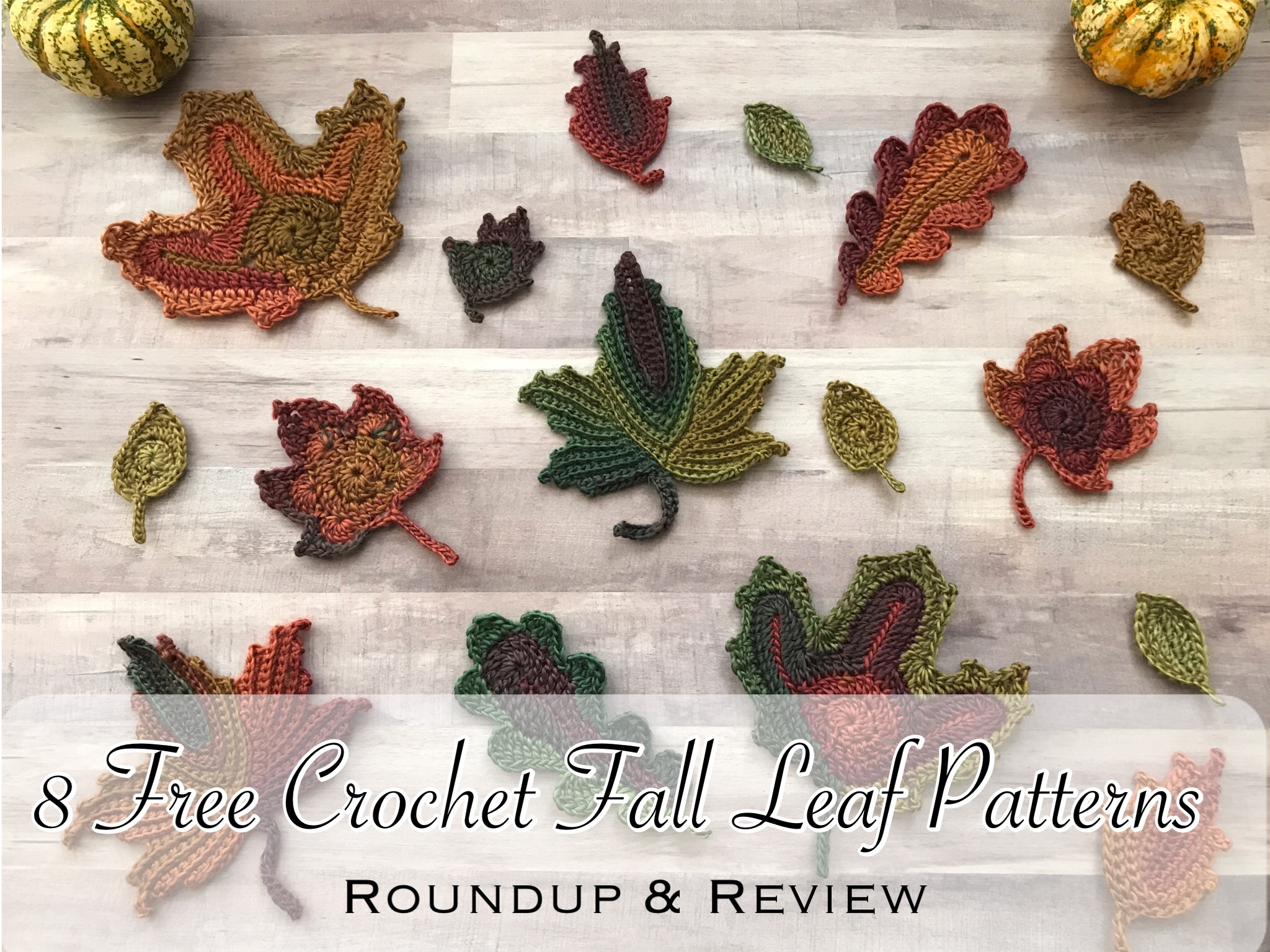 Fall Crochet Patterns 8 Free Crochet Fall Leaf Patterns Roundup Review Crafting For Weeks