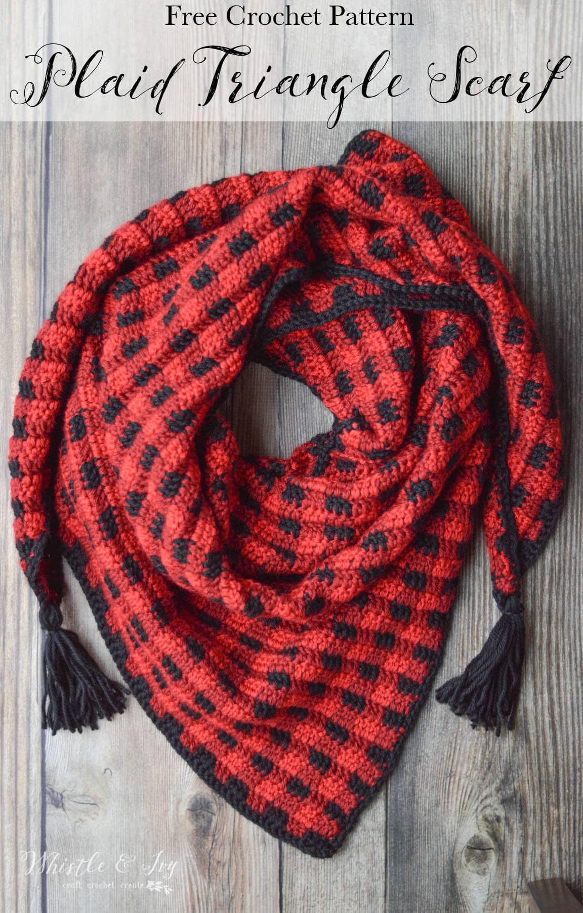 Fall Crochet Patterns Buffalo Plaid Archives Whistle And Ivy