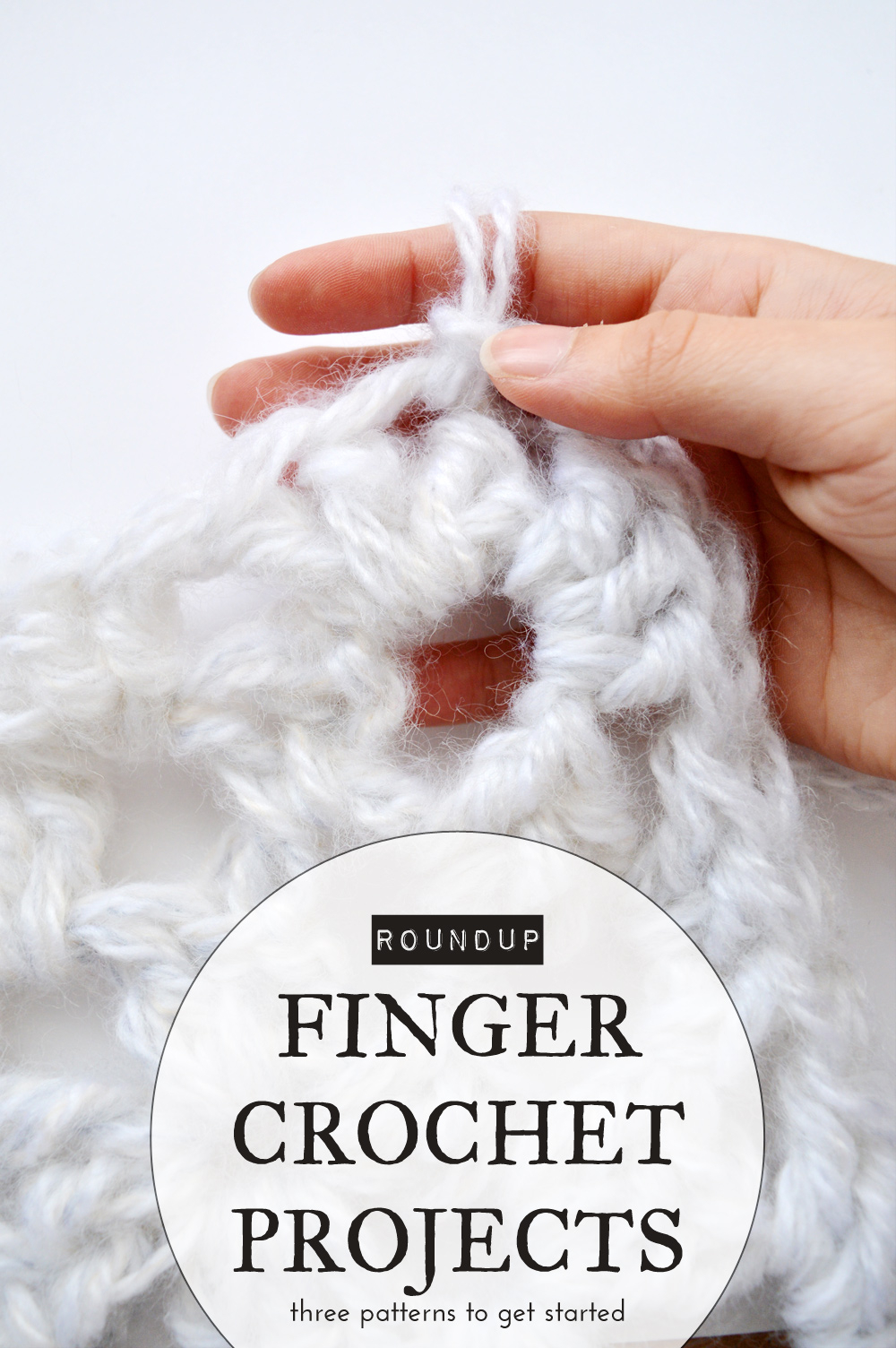 Finger Crochet Patterns 3 Finger Crochet Projects