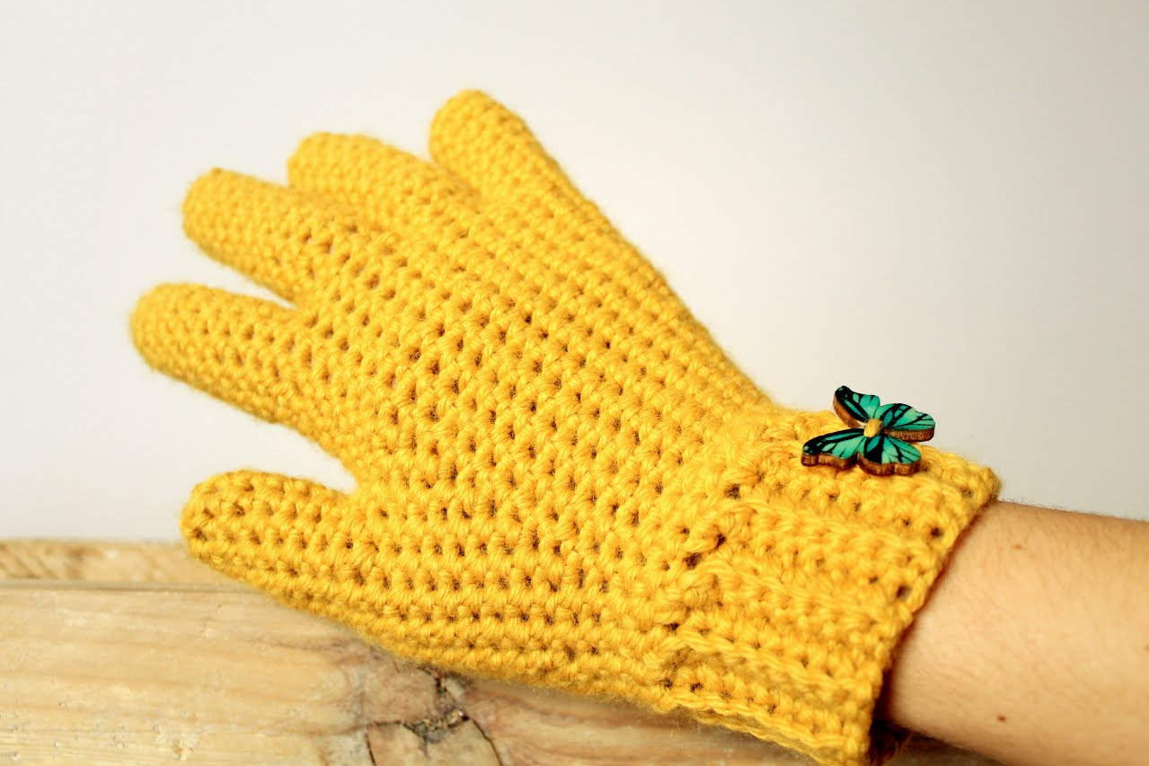 Finger Crochet Patterns How To Crochet Gloves With Fingers Crochet Patterns
