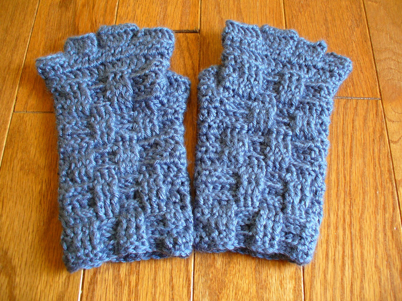 Finger Crochet Patterns Sanity Stitches Basket Weave Fingerless Gloves Pattern