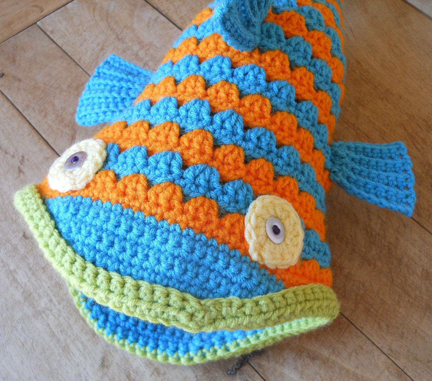 Fish Hat Crochet Pattern Crochet Fish Hat Pattern And Tutorial Stuff I Want To Make