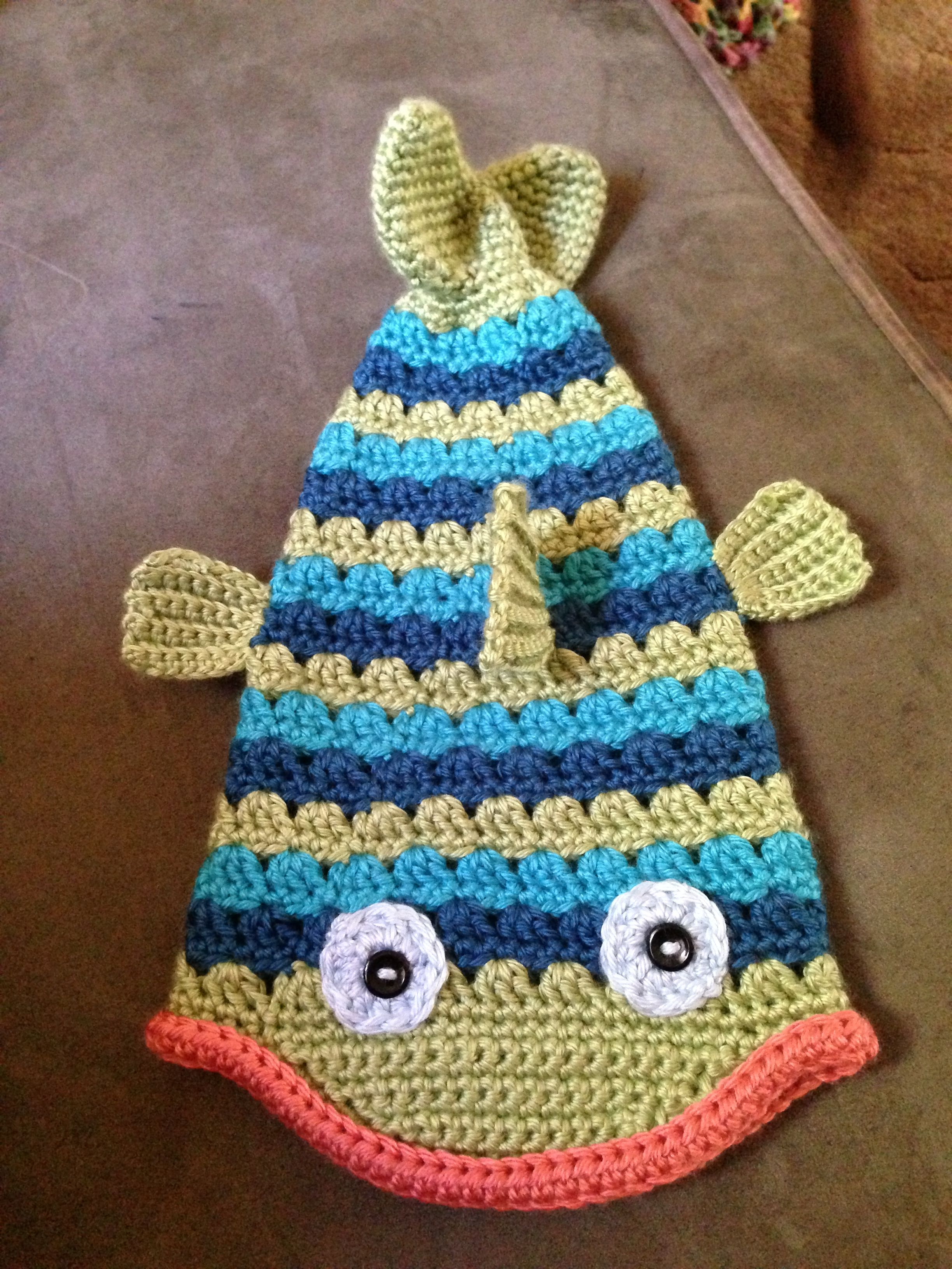 Fish Hat Crochet Pattern Crochet Fish Hat Wwwfacebookmyyarncreations Crochet