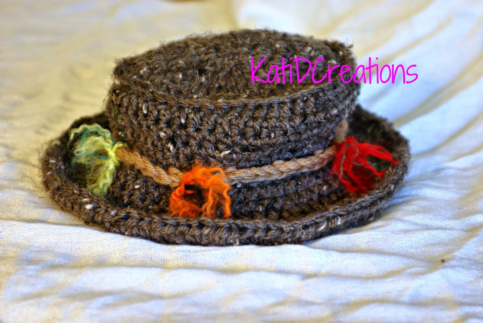 Fish Hat Crochet Pattern Katidcreations Fishing Hat Crochet Pattern Free Http