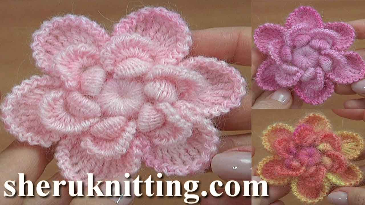 Flower Crochet Pattern Youtube Crochet 3 Layer Petal Flower Tutorial 170 Crochet Flowers Youtube