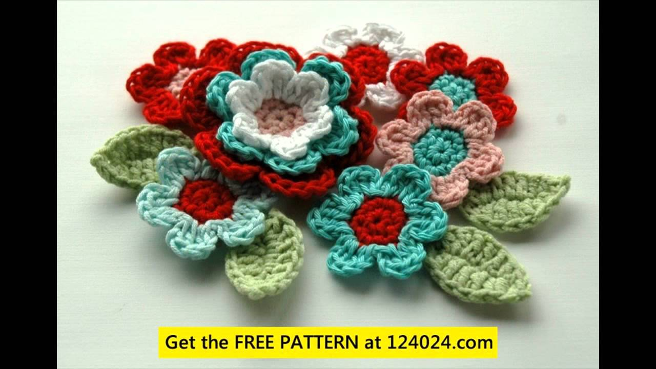 Flower Crochet Pattern Youtube Crochet Flower Designs Youtube
