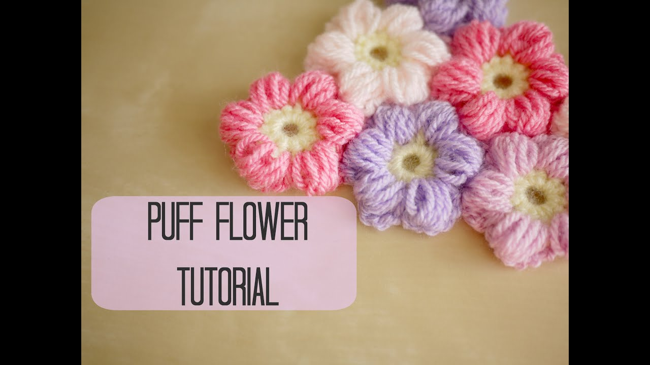 Flower Crochet Pattern Youtube Crochet How To Crochet A Puff Flower Bella Coco Youtube