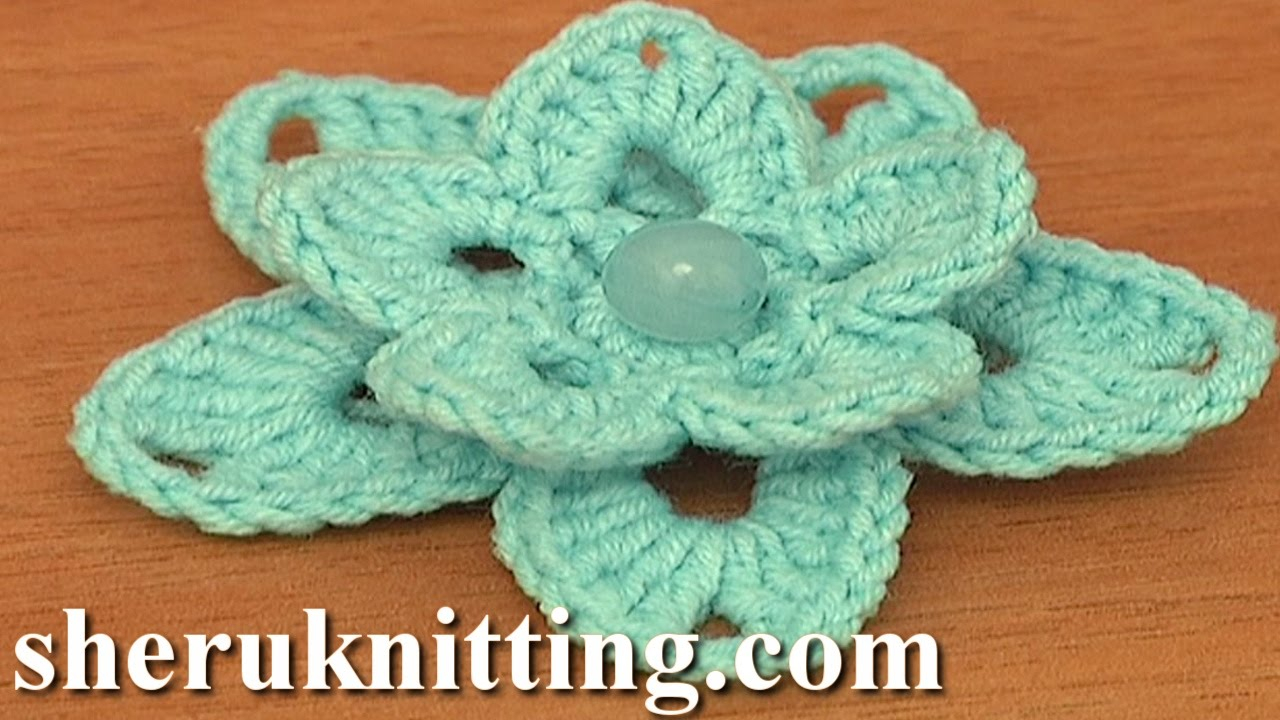 Flower Crochet Pattern Youtube Crochet Lily Tutorial 86 Free Crochet Flower Patterns Youtube