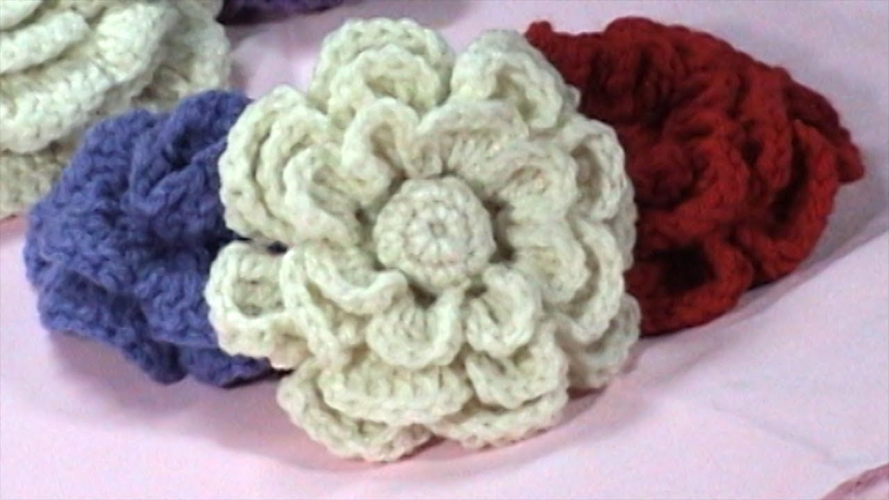 Flower Crochet Pattern Youtube Diy Flowers To Crochet Crochet Flower Tutorial Part 1 Youtube