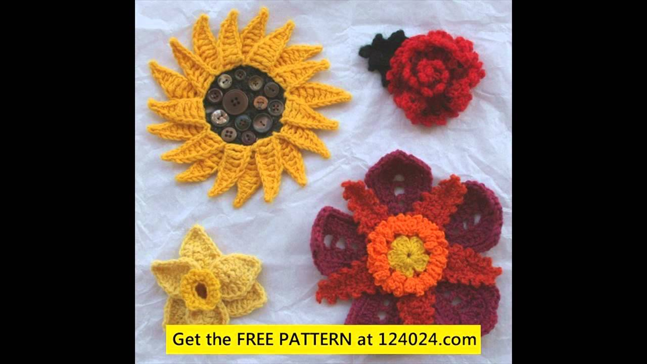 Flower Crochet Pattern Youtube Youtube Crochet Flower Tutorial Youtube