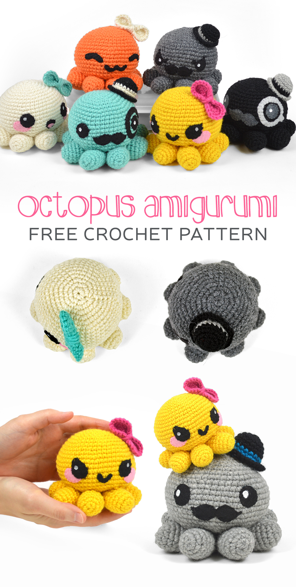 Free Amigurumi Crochet Patterns Free Crochet Pattern Friday Octopus Amigurumi Choly Knight