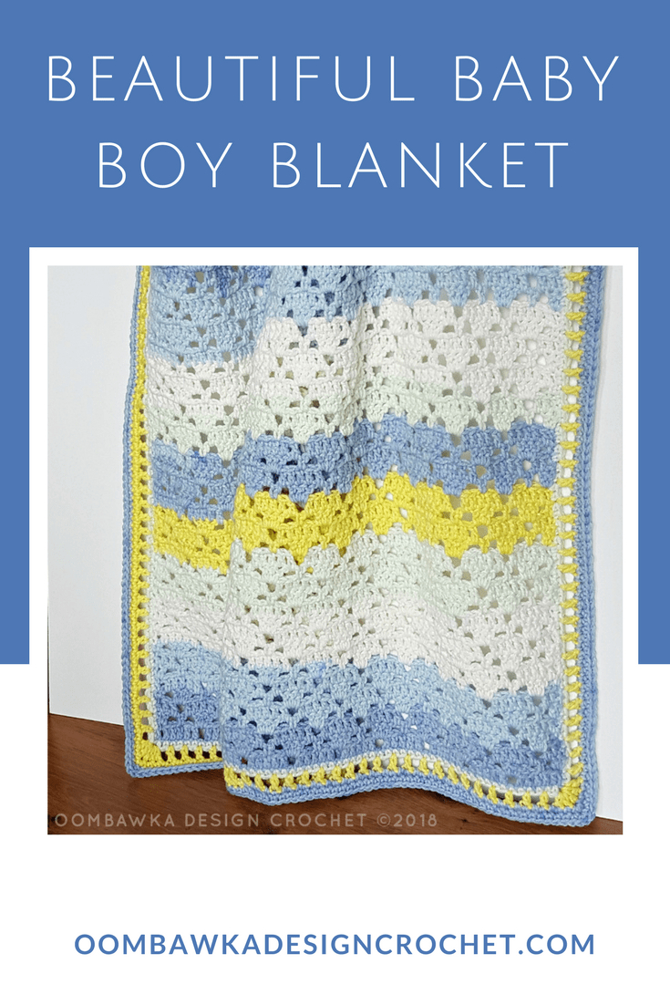 Free Baby Boy Crochet Patterns Beautiful Ba Boy Blanket Pattern Oombawka Design Crochet