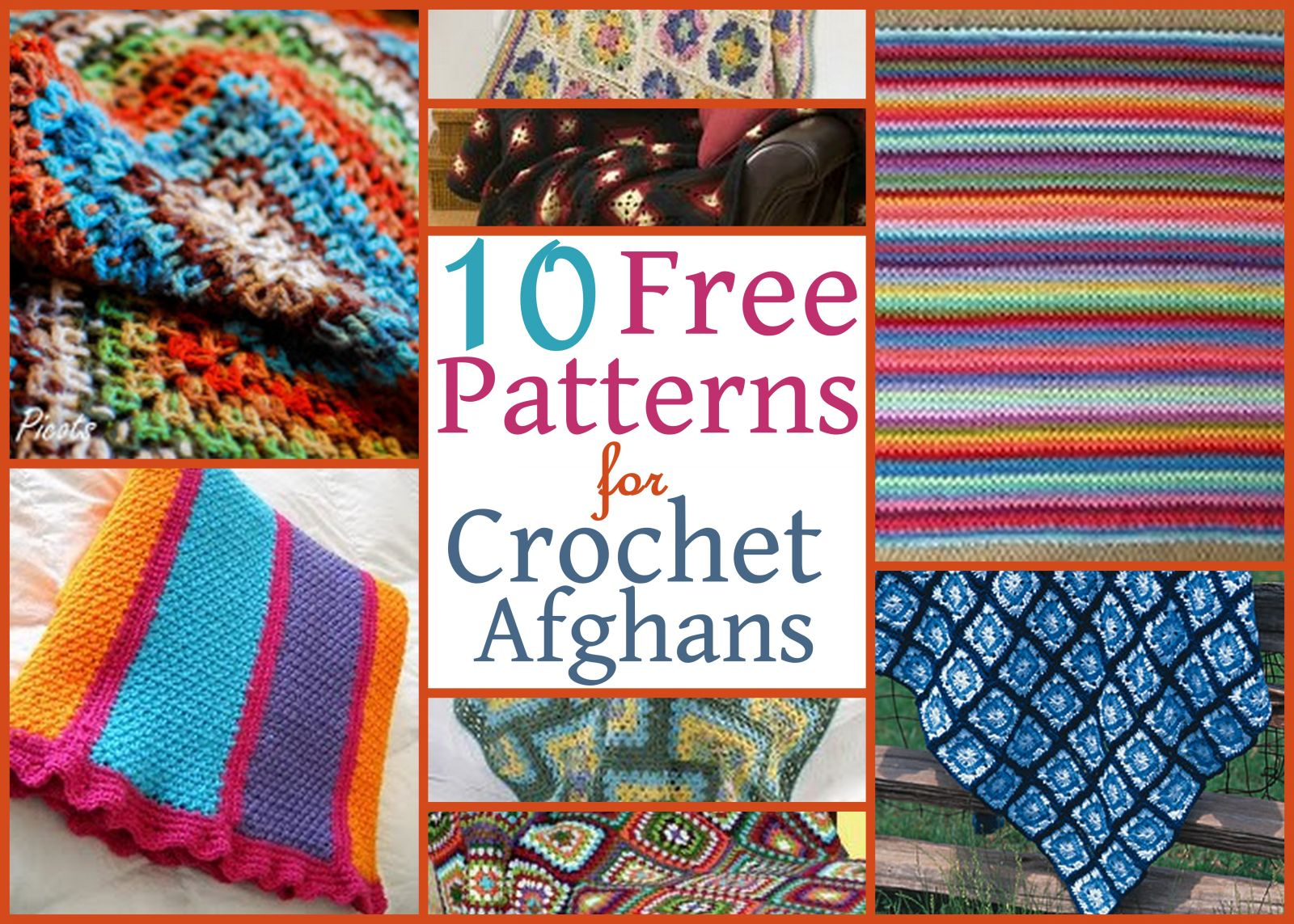 Free Crochet Afghan Pattern 10 Free Patterns For Crochet Afghans Allfreecrochetafghanpatterns