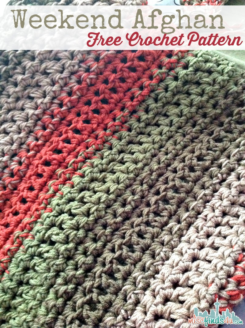 Free Crochet Afghan Pattern Free Pattern Fast And Easy Weekend Afghan Knit And Crochet Daily