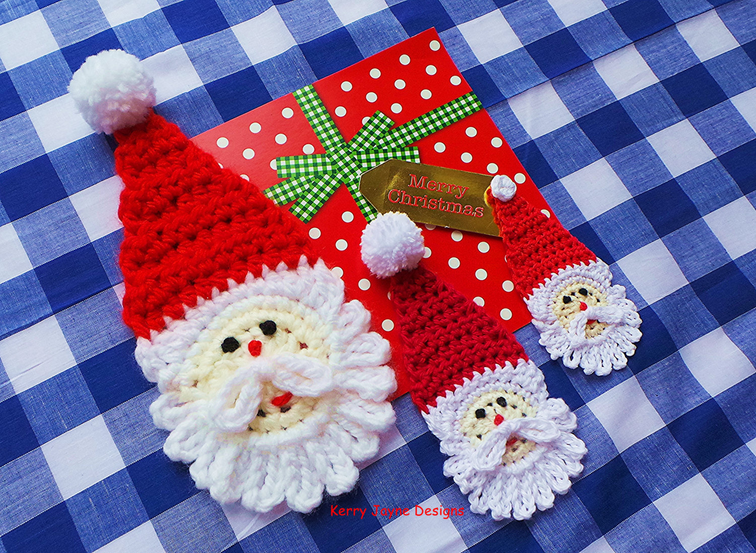 Free Crochet Applique Patterns Christmas Applique Pattern Santa Crochet Pattern Crochet Etsy