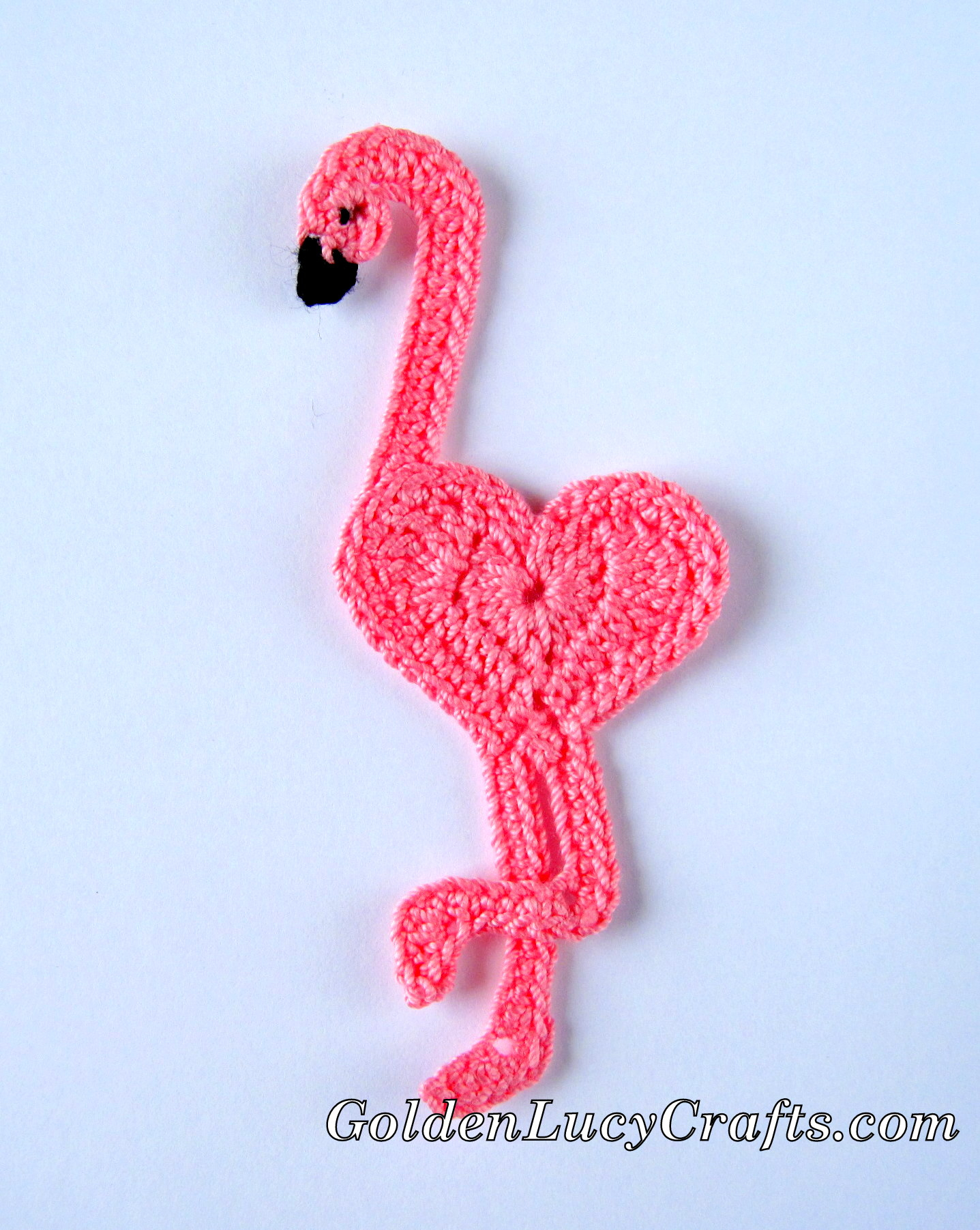 Free Crochet Applique Patterns Flamingo Crochet Pattern Crochet Pattern Free Crochet Applique