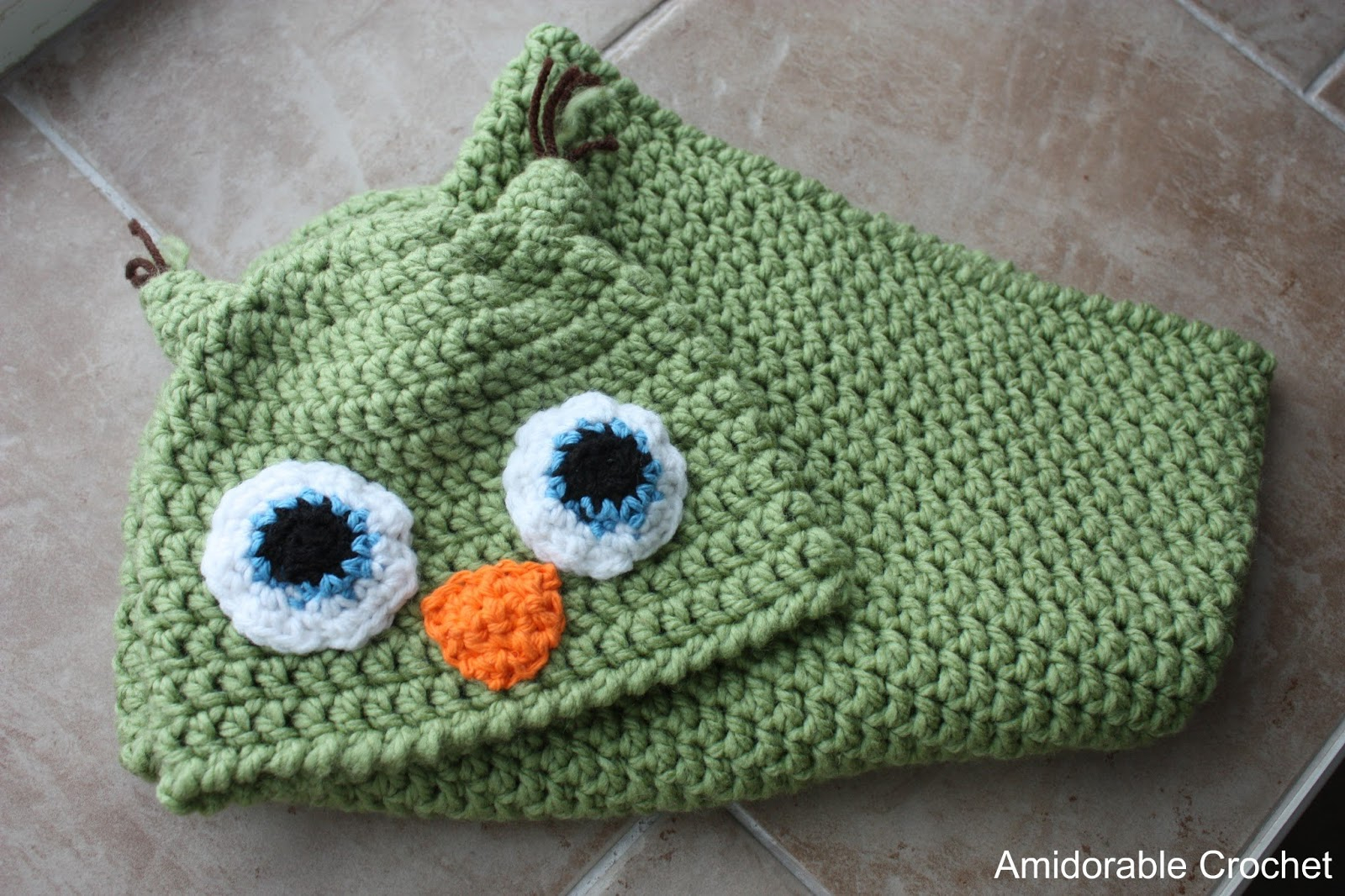 Free Crochet Baby Owl Hat Pattern Amidorable Crochet Whowhowants A Free Pattern