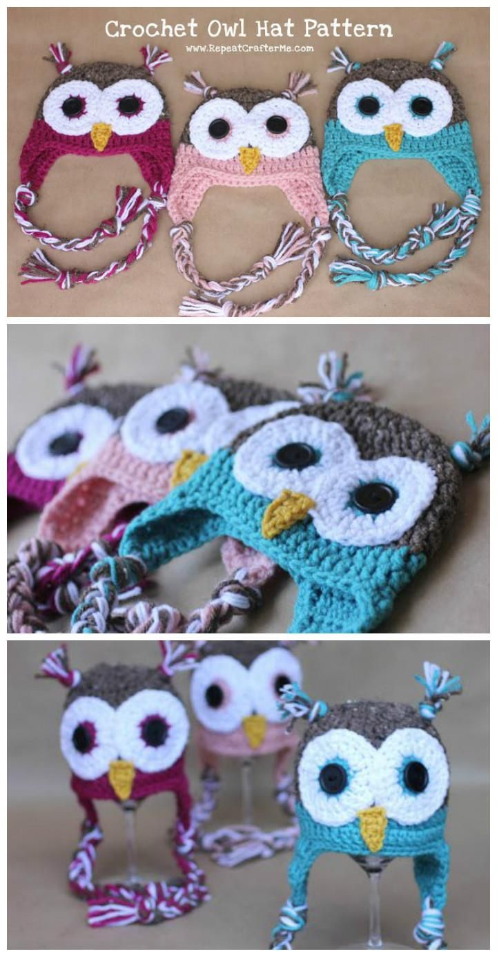 Free Crochet Baby Owl Hat Pattern Crochet Ba Hats 50 Free Crochet Hat Patterns Free Crochet