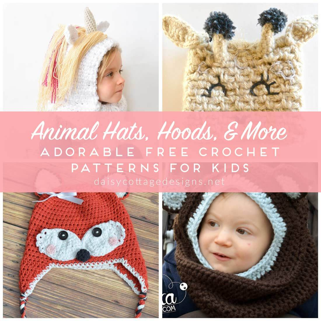 Free Crochet Baby Owl Hat Pattern Crochet Hat Patterns For Kids Daisy Cottage Designs