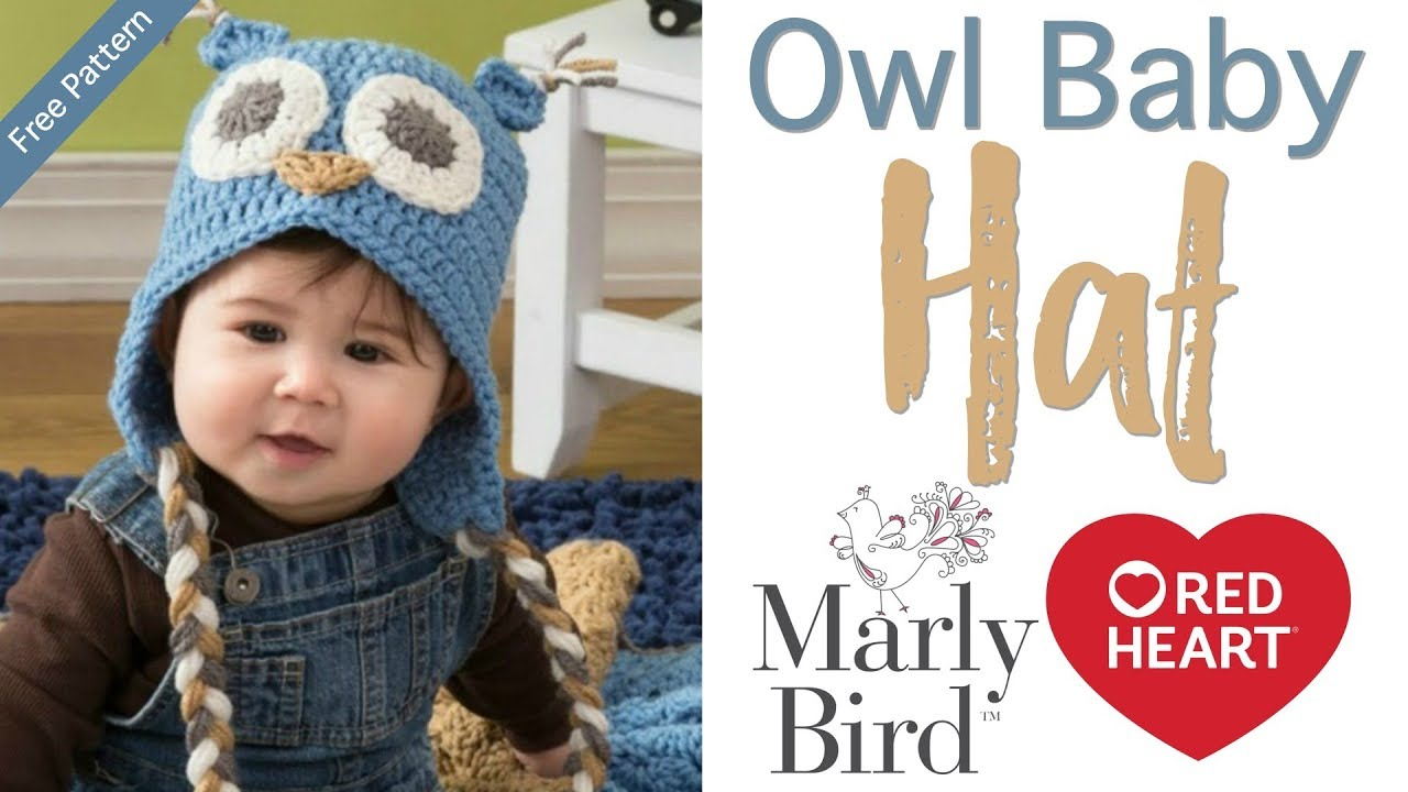 Free Crochet Baby Owl Hat Pattern Owl Ba Hat Youtube