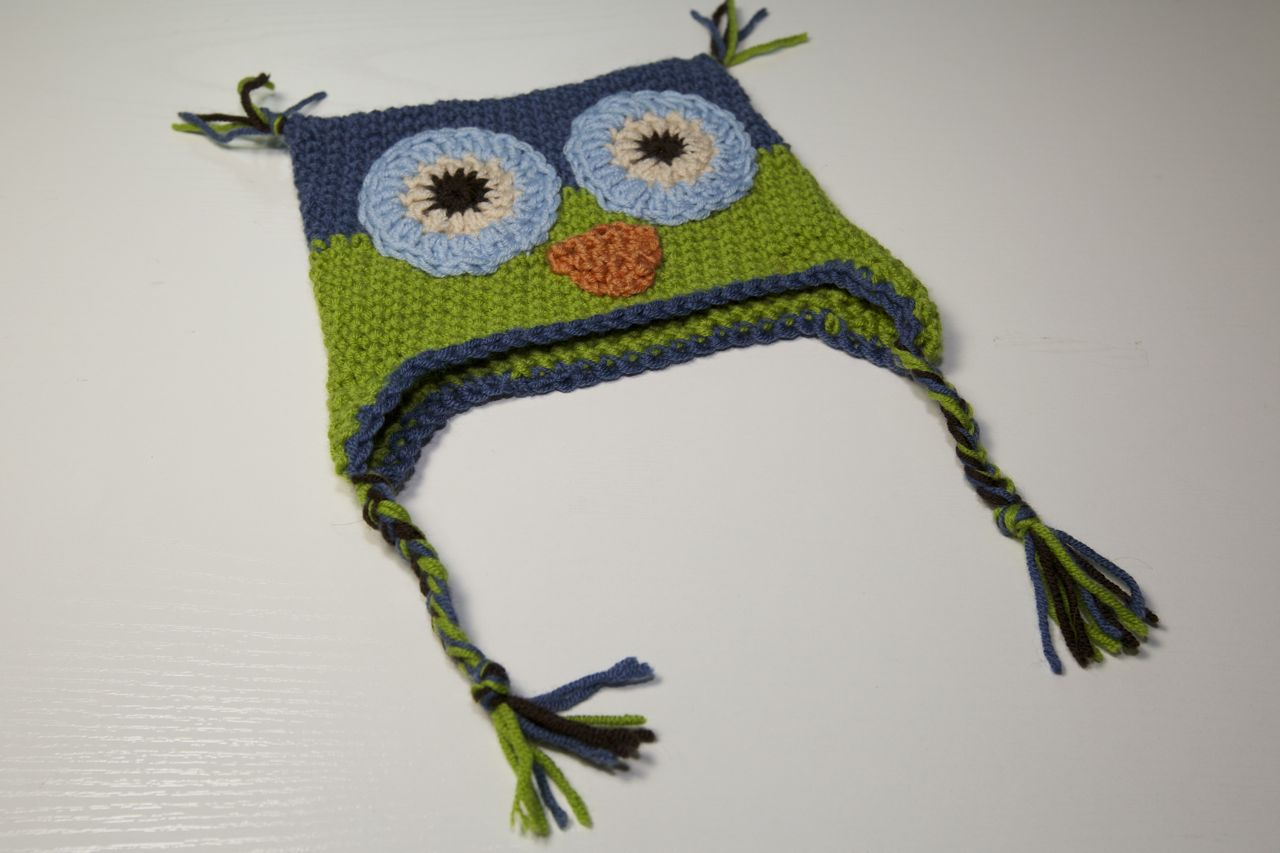 Free Crochet Baby Owl Hat Pattern Owl Ear Flap Hatcraftsmumship