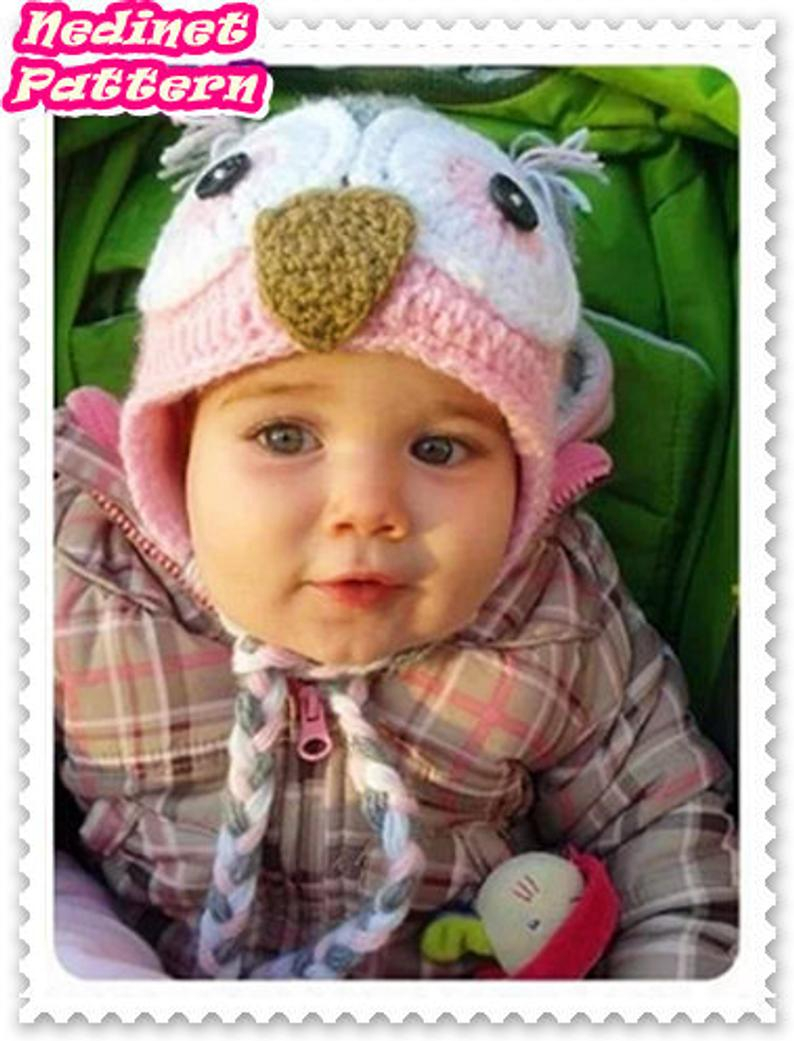Free Crochet Baby Owl Hat Pattern Owl Hat Crochet Pattern Owl Hat Pattern Girl Crochet Hat Etsy