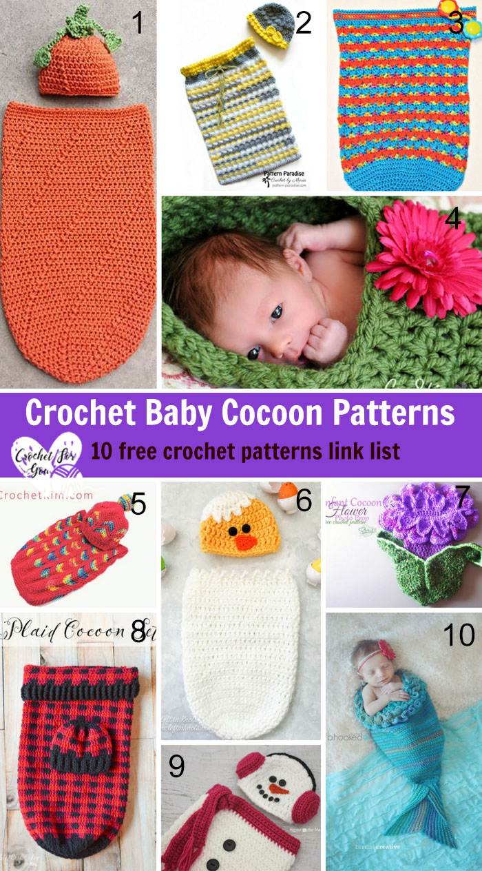 Free Crochet Baby Patterns Crochet Ba Cocoon Patterns 10 Free Crochet Patterns Link List