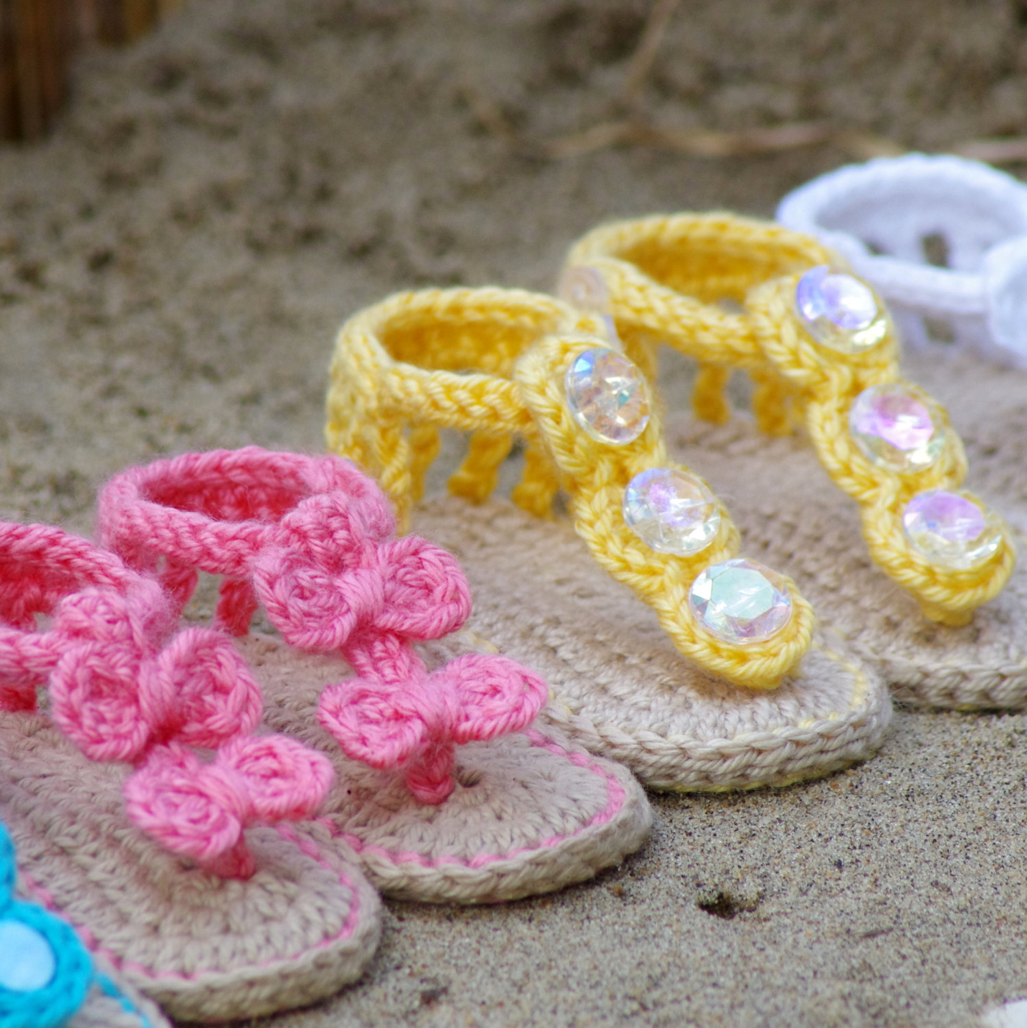 Free Crochet Baby Patterns Crochet Ba Pattern Sandals Free Barefoot Sandal Pattern Etsy