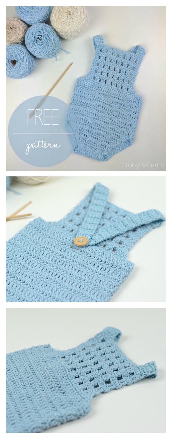 Free Crochet Baby Patterns Crochet Ba Romper Free Patterns