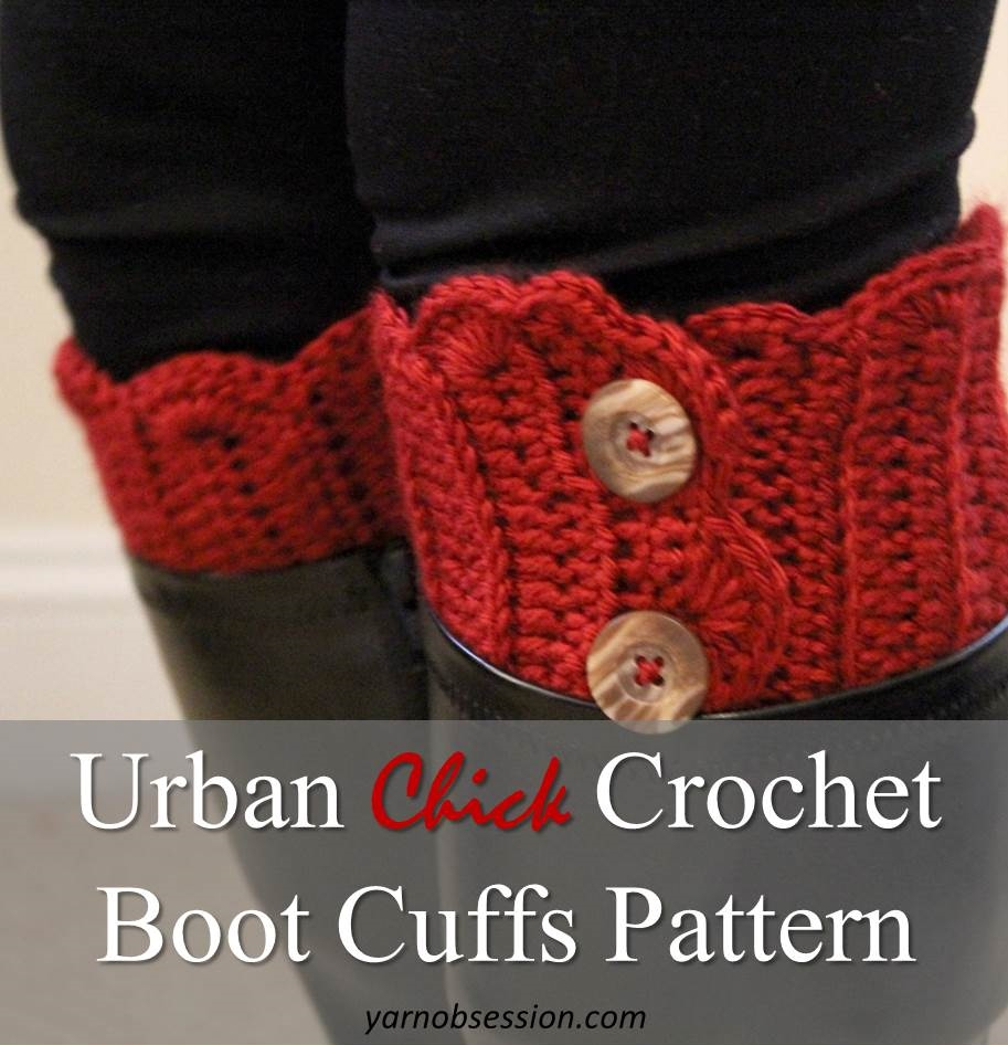 Free Crochet Boot Cuff Patterns Urban Chick Crochet Boot Cuffs Pattern