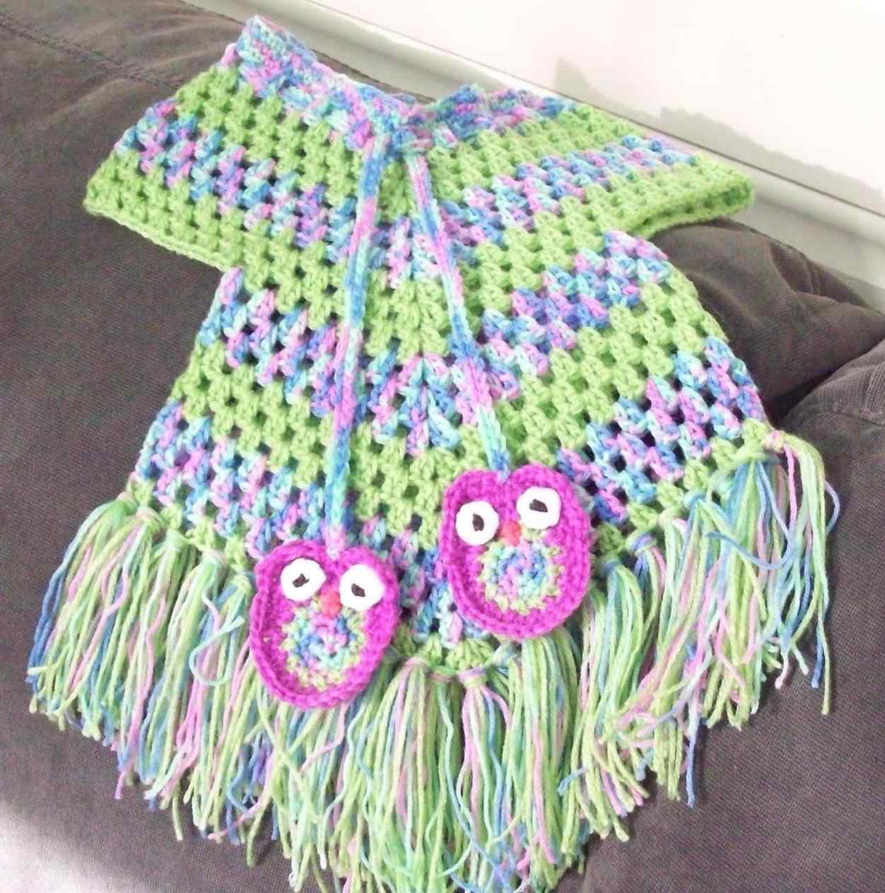 Free Crochet Childs Poncho Pattern Crochet Poncho Patterns For Kids Peasy Children U Pattern Knit