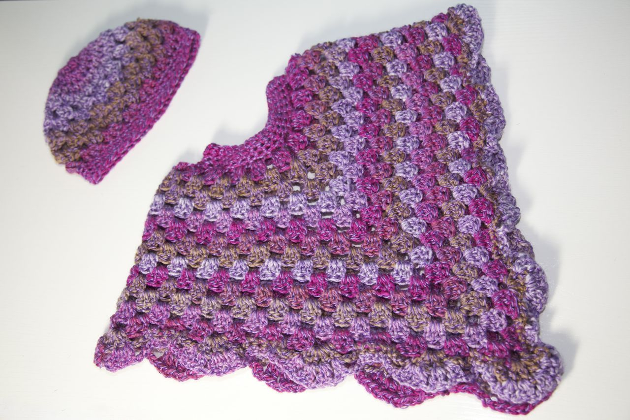 Free Crochet Childs Poncho Pattern Toddler Crochet Poncho And Matching Hat Projects To Try