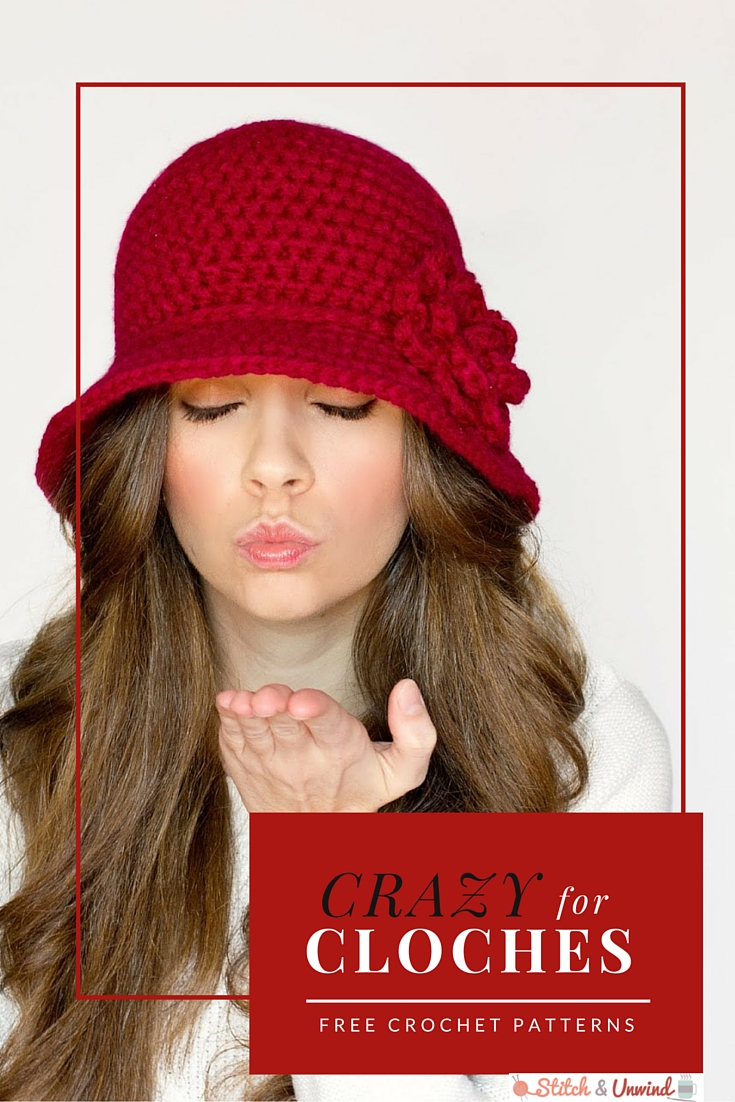 Free Crochet Cloche Hat Pattern Crazy For Cloches 12 Easy Crochet Patterns Stitch And Unwind