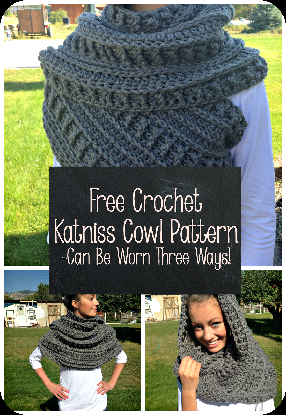 Free Crochet Cowl Patterns Free Crochet Katniss Cowl Pattern Thefriendlyredfox
